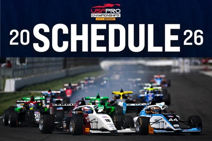 USF Pro Championships Announces 2026 Race Calendar with 52 Events