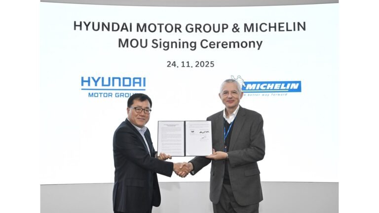 Hyundai Motor Group and Michelin Sign Third MoU for Next-Gen Tyre Tech