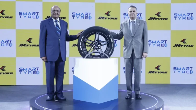 JK Tyre Launches India’s First Embedded Smart Tyres for Passenger Cars