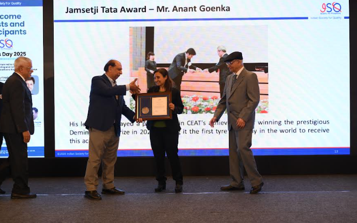 Anant Goenka wins Jamsetji Tata Award for quality transformation at RPG Group